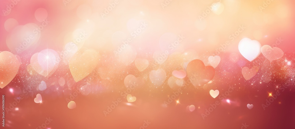 Love Is In The Air message on a vibrant abstract backdrop with hearts and shimmering glitter creating a romantic atmosphere for celebrations Love Is In The Air message on a vibrant abstract backdrop with hearts and shimmering glitter creating a romantic atmosphere for celebrations