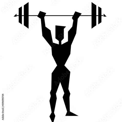 illustration de personne, homme et femme pratiquant activité de fitness, silhouette noire