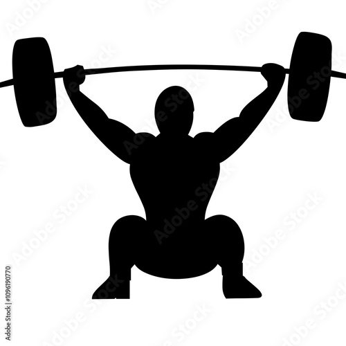 illustration de personne, homme et femme pratiquant activité de fitness, silhouette noire