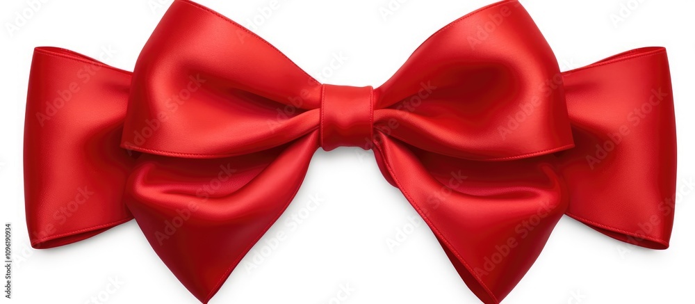 luxurious red satin bow with elegant folds perfect for gift wrapping and festive decorations luxurious red satin bow with elegant folds perfect for gift wrapping and festive decorations