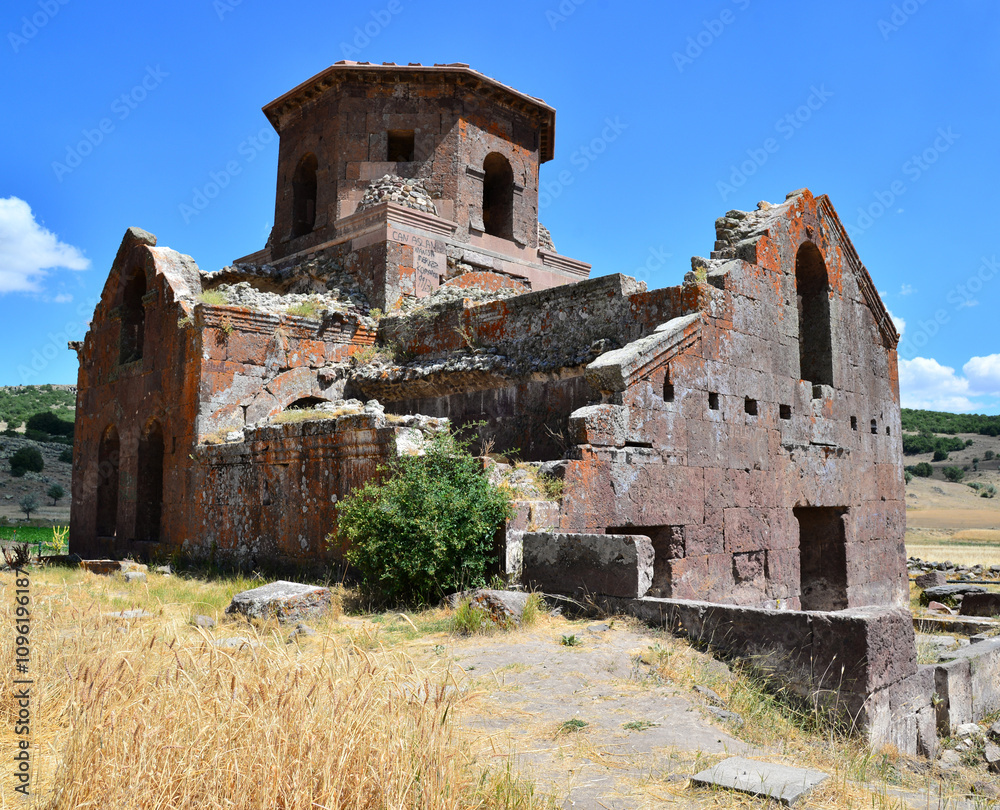 Located in Aksaray in Turkey, this church is an armenian church. It was built in the 6th century. Located in Aksaray in Turkey, this church is an armenian church. It was built in the 6th century.