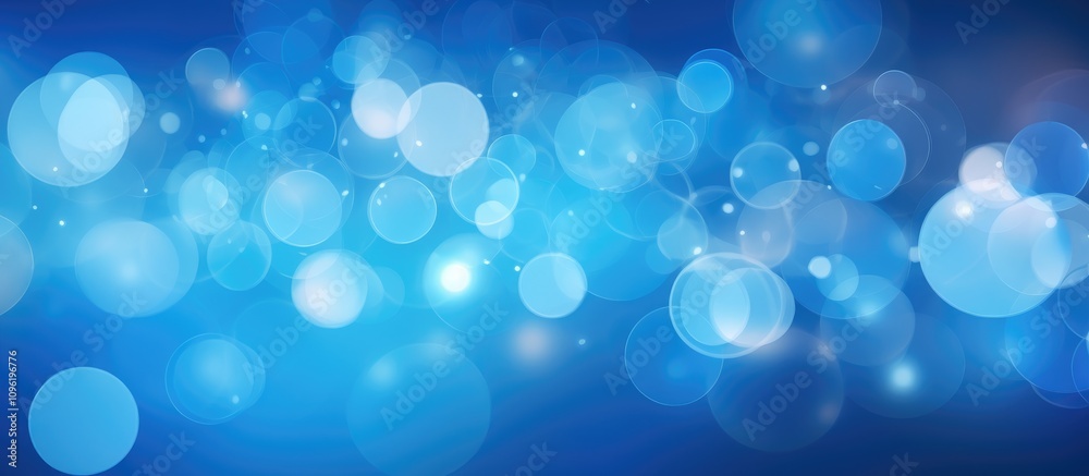 Blue festive background with blurred sparkling lights and shimmering circles ideal for discount sales and celebratory themes Blue festive background with blurred sparkling lights and shimmering circles ideal for discount sales and celebratory themes