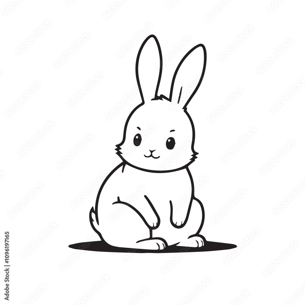 Fototapeta premium Rabbit Vector Art