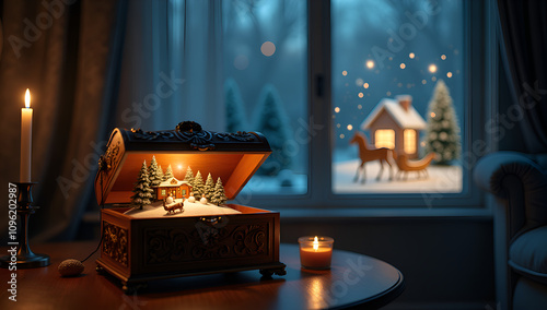 Warm Glow and Winter Scenes: A Music Box Story