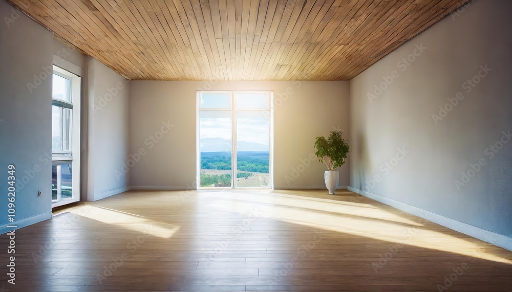 Bright and Spacious Empty Light Room Interior with Natural Illumination, Minimalist Design, White Walls, and Large Windows Perfect for Modern Spaces, Studio Use, or Architectural Bright and Spacious Empty Light Room Interior with Natural Illumination, Minimalist Design, White Walls, and Large Windows Perfect for Modern Spaces, Studio Use, or Architectural