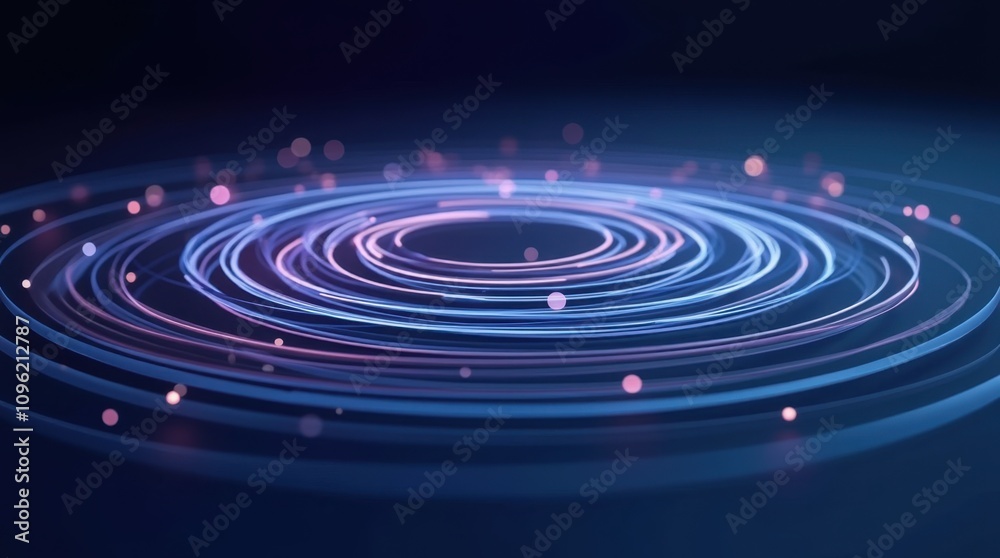 Abstract Concentric Sound Wave Background Abstract Concentric Sound Wave Background
