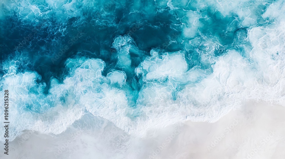Fototapeta premium The turquoise blue sea, golden sandy beaches and stunning natural beauty.