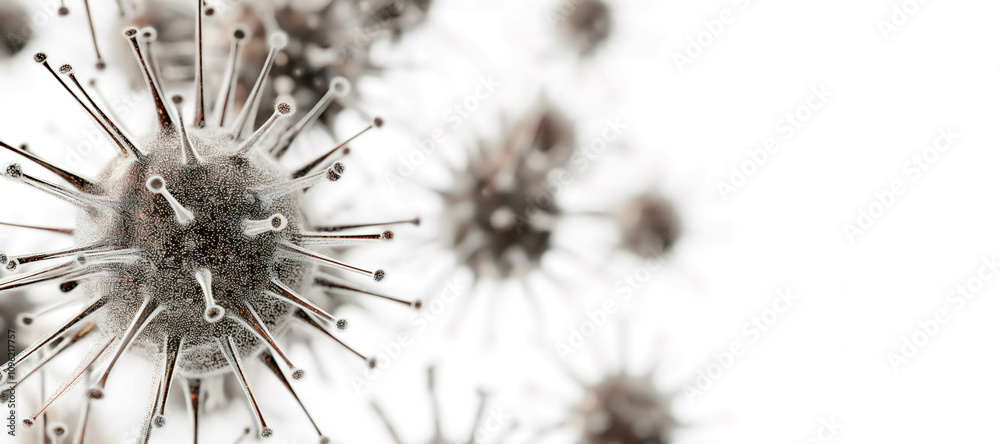 Fototapeta premium bacteria virus background, disease, cell 80