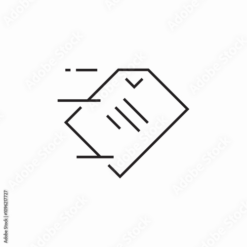 file send icon sign vector