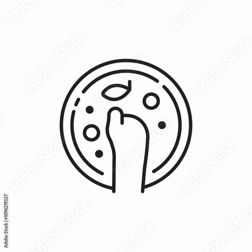 spa hot water basin feet wash icon sign vector