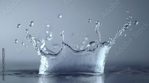 Water droplet crown splash. (1)