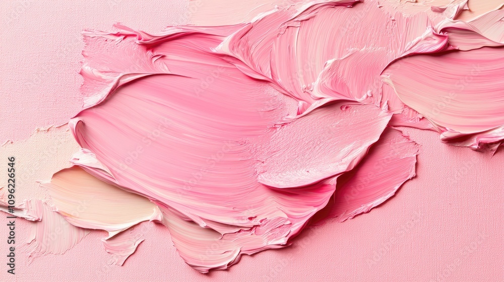 Abstract pastel pink background featuring rich oil paint textures with layered strokes, providing depth and versatility for use in wallpaper art prints and decorative shapes. Abstract pastel pink background featuring rich oil paint textures with layered strokes, providing depth and versatility for use in wallpaper art prints and decorative shapes.