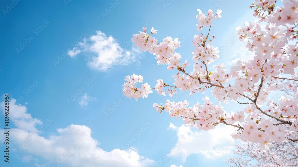 Sakura Festival in Washington blue sky , DC Sakura Festival in Washington blue sky , DC