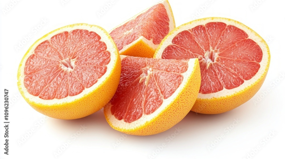 Fresh Grapefruit Slices - A Healthy and Delicious Treat Fresh Grapefruit Slices - A Healthy and Delicious Treat