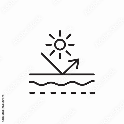 uv skin care icon sign vector