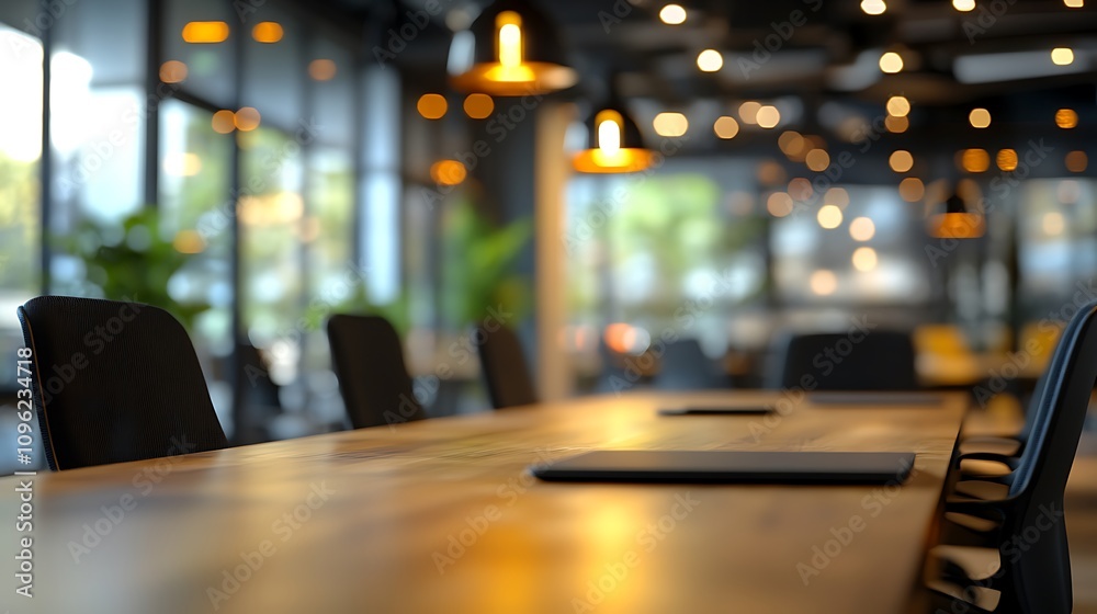 Modern office meeting space urban location interior design bright environment wide angle collaborative atmosphere Modern office meeting space urban location interior design bright environment wide angle collaborative atmosphere