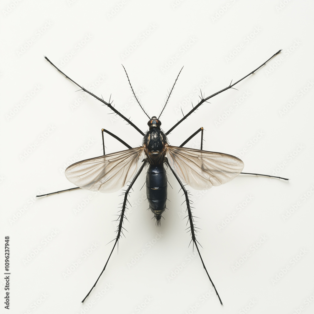 mosquito isolated on white background mosquito isolated on white background