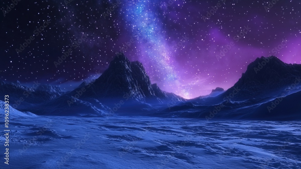 Fototapeta premium Aurora Borealis Reflection Over Forest Lake