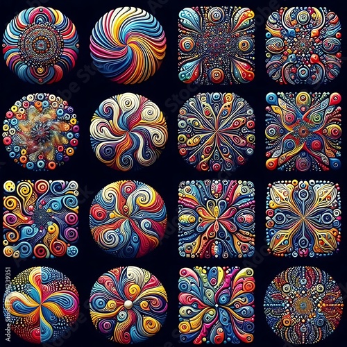 background with bubbles generative ai