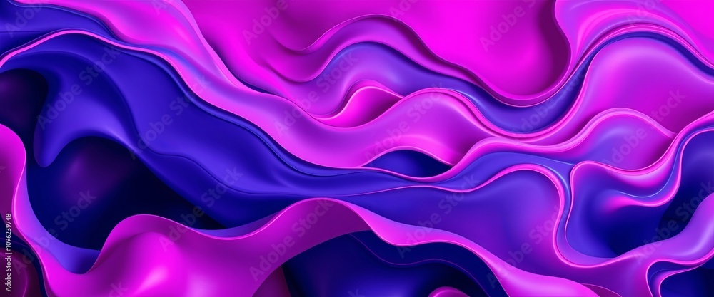 Swirling cosmic sea in deep indigo and magenta, glossy textures for versatile wallpaper and digital art backgrounds Swirling cosmic sea in deep indigo and magenta, glossy textures for versatile wallpaper and digital art backgrounds