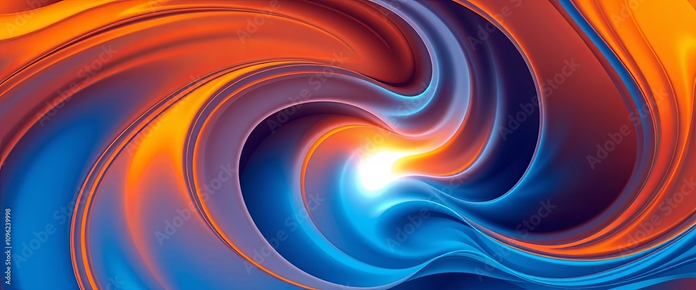 Bold electric blue and fiery amber gradients for widescreen headers and digital marketing content Bold electric blue and fiery amber gradients for widescreen headers and digital marketing content