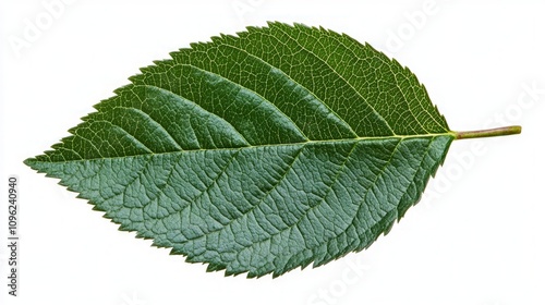 Close-up of a Vibrant Green Leaf