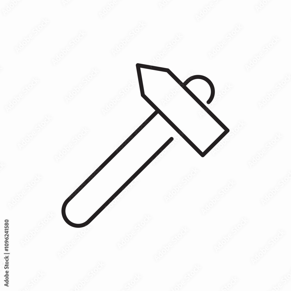 hammer construction tool icon sign vector hammer construction tool icon sign vector