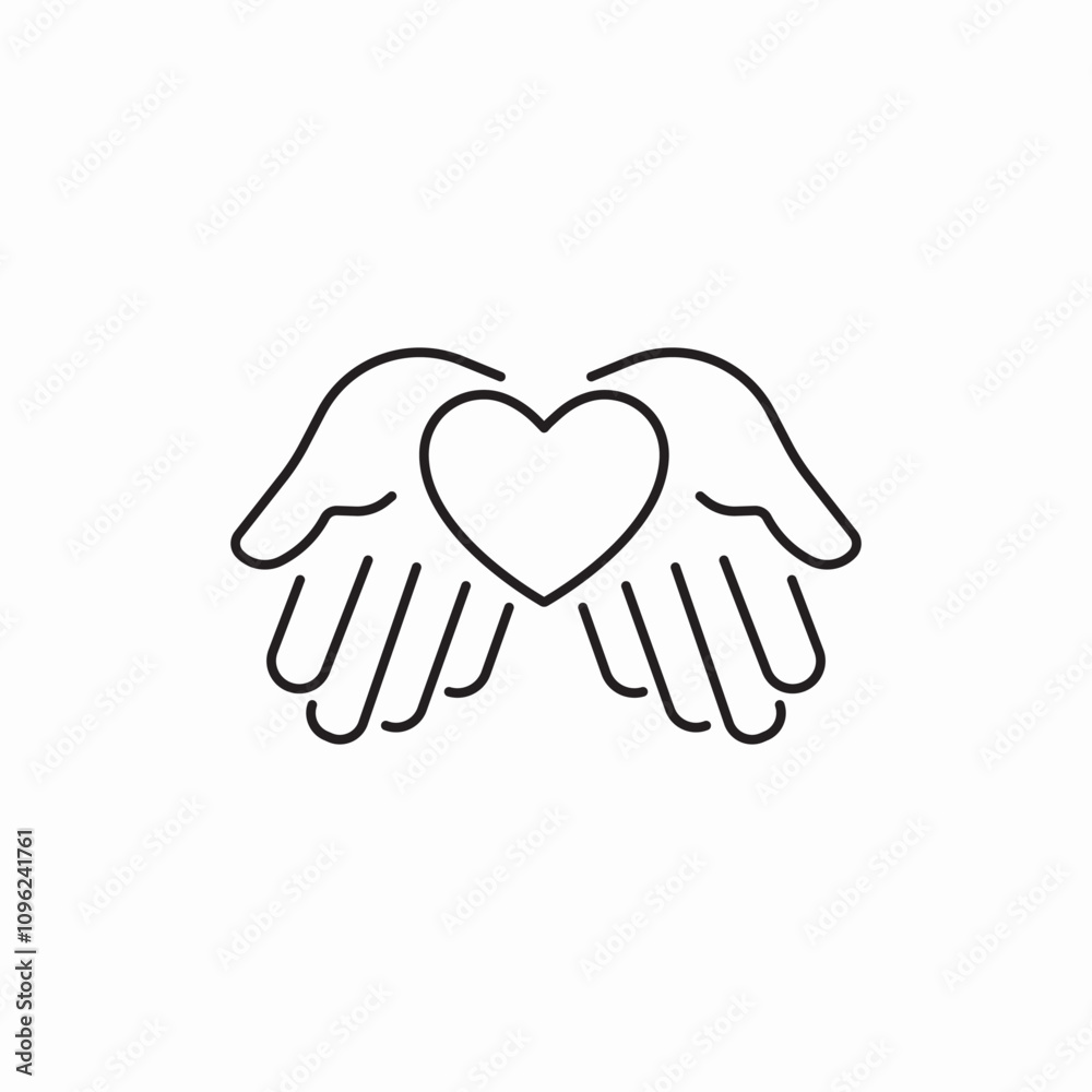 hearth care icon sign vector hearth care icon sign vector