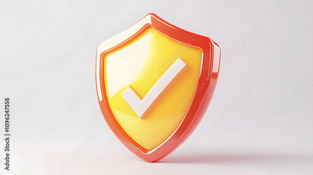 cartoon 3d Icon safety shield check mark perspective . . 3d vector illustration. white background
cartoon 3d Icon safety shield check mark perspective . . 3d vector illustration. white background