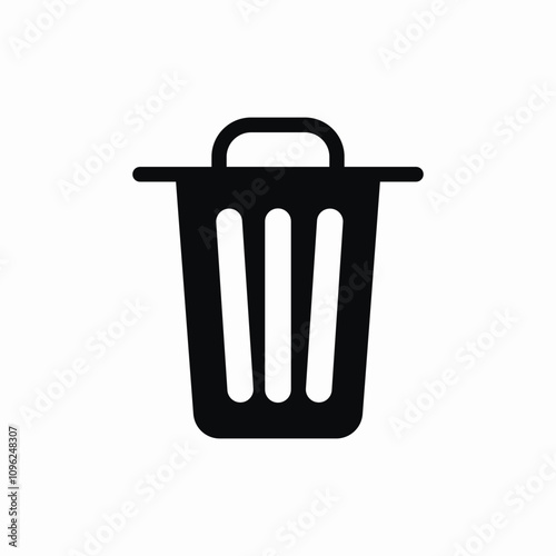 recycle bin icon sign vector