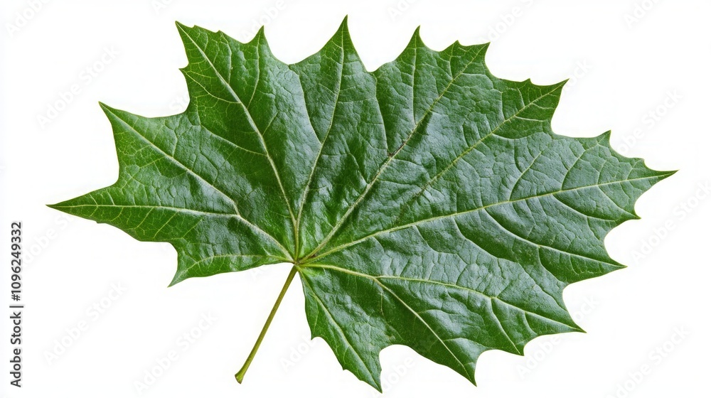 Closeup of a Vibrant Green Leaf Closeup of a Vibrant Green Leaf