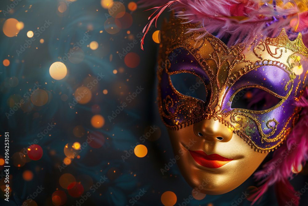 Beautiful greeting card with bright holiday composition for happy joy celebrate mardi gras Beautiful greeting card with bright holiday composition for happy joy celebrate mardi gras