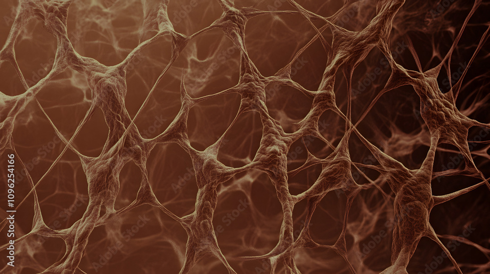 A microscopic view of active muscle cells, highlighting their dynamic ...