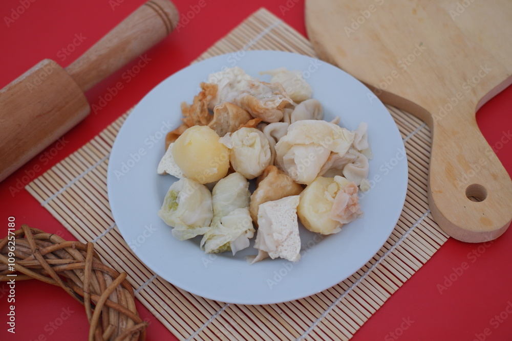 Siomay, Indonesian traditional street food Siomay, Indonesian traditional street food