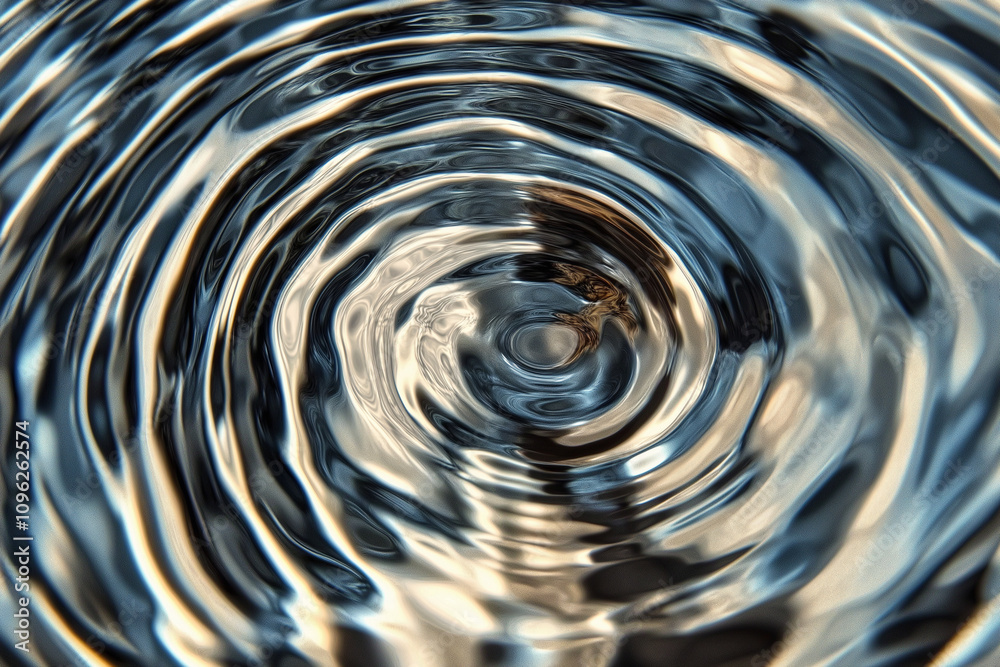 水の波紋素材