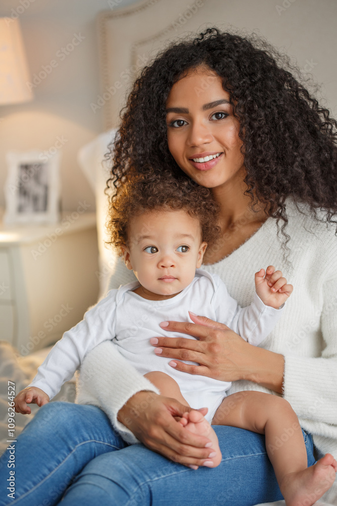 Love of a mother and child, baby. Family at home. Lifestyle Love of a mother and child, baby. Family at home. Lifestyle
