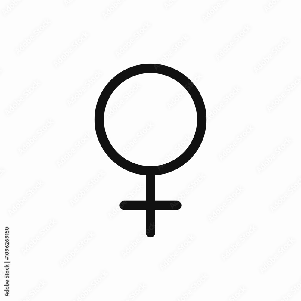 female symbol icon sign vector female symbol icon sign vector