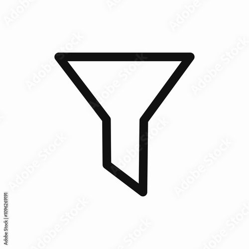 filter sort icon sign vector