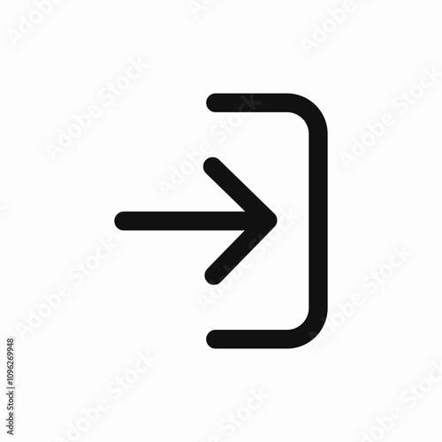 sign in icon sign vector