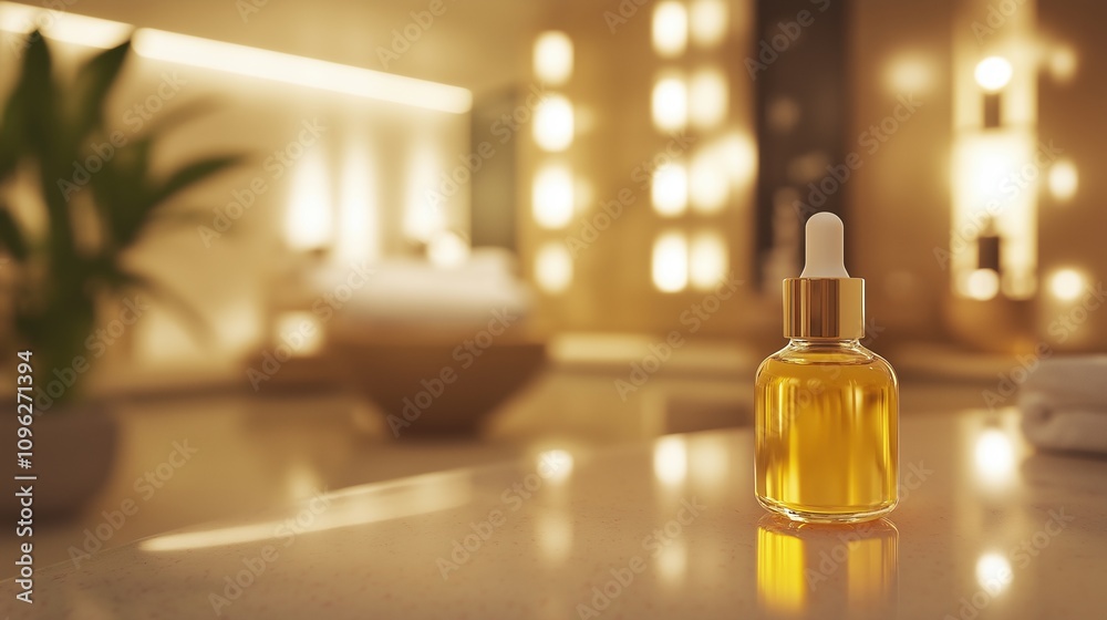 Bright and Elegant Skincare Serum Display Bright and Elegant Skincare Serum Display