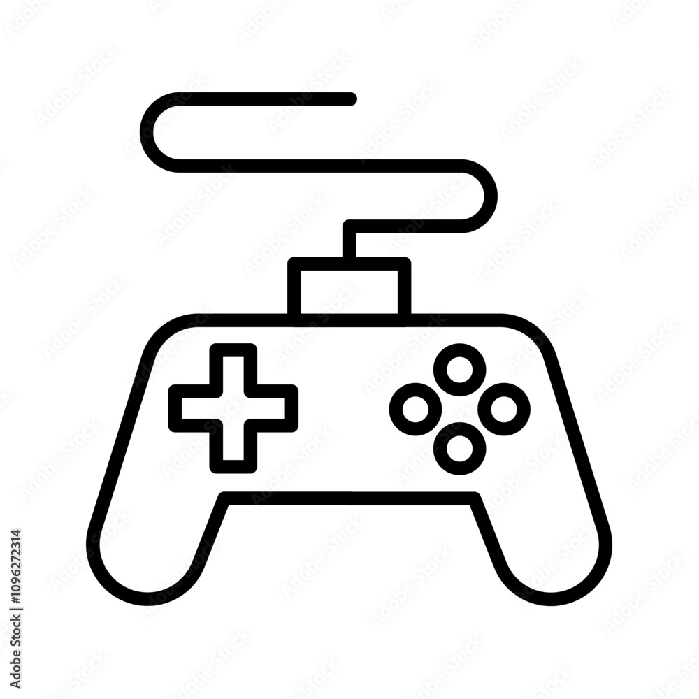 Video Game Console Vector Icon Video Game Console Vector Icon
