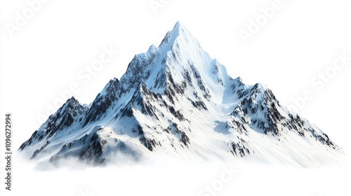 Majestic Snow-Capped Mountain Peak