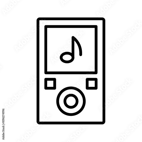 MP3 Player Vector Icon