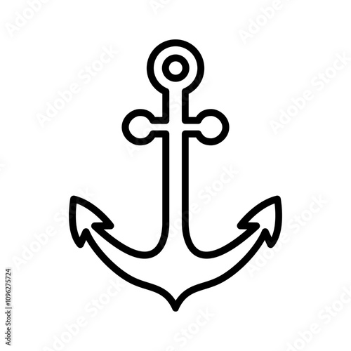 Anchor Vector Icon