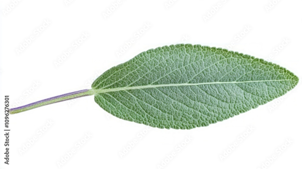Fototapeta premium Close-up of a Sage Leaf