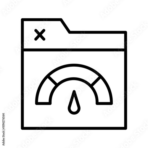 Bandwidth Vector Icon