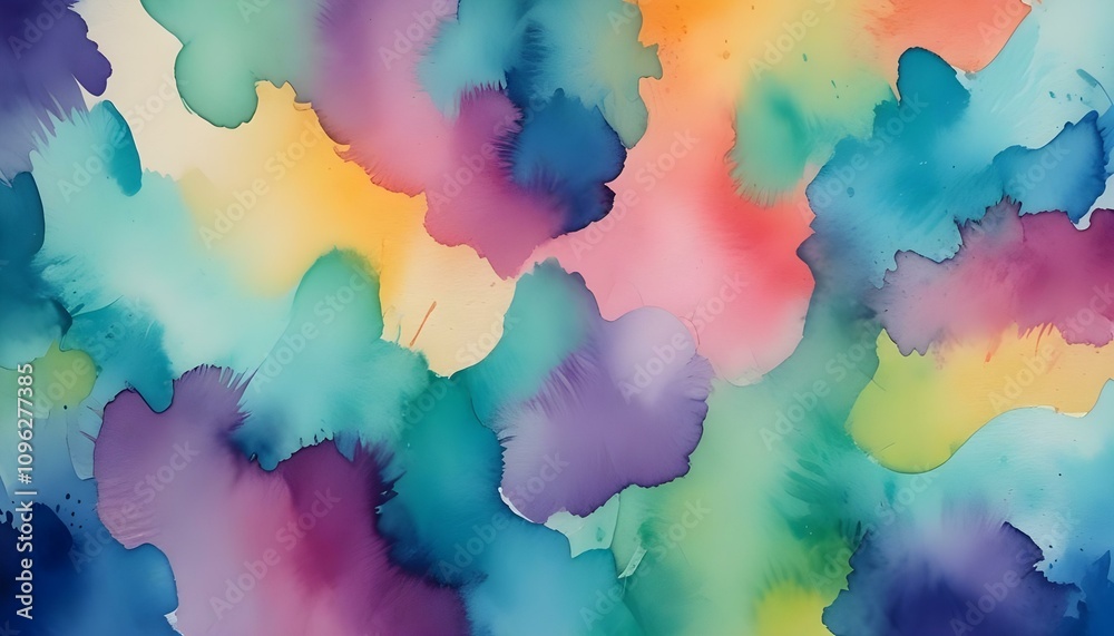 Obraz premium Watercolor painting of textured vinyl background with subtle patterns and smooth gradients