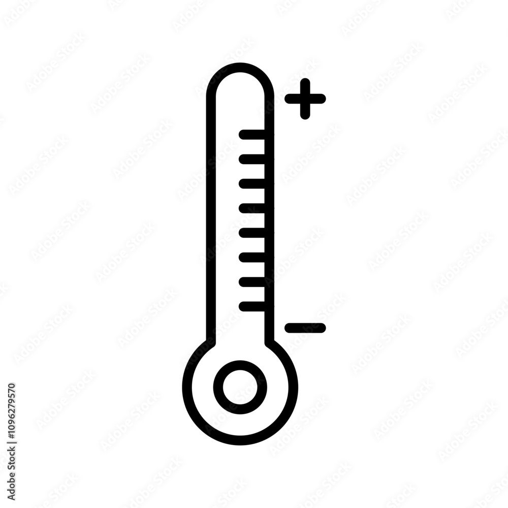 Thermometer Vector Icon Thermometer Vector Icon