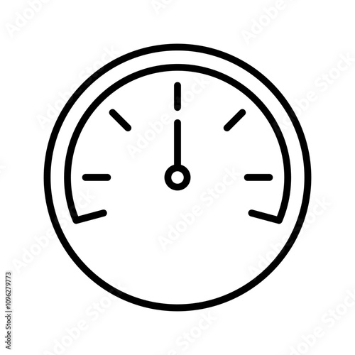 Barometer Vector Icon