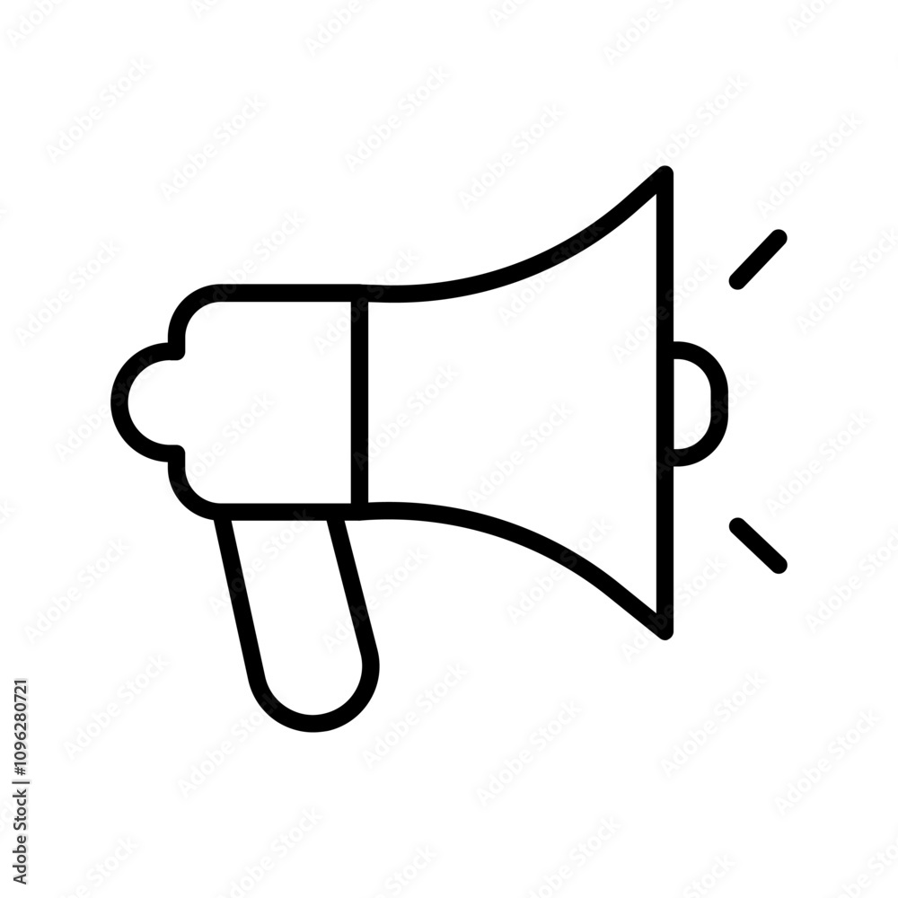 Loudspeaker Vector Icon Loudspeaker Vector Icon